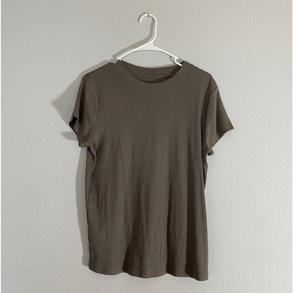 a new day Ribbed T-shirt